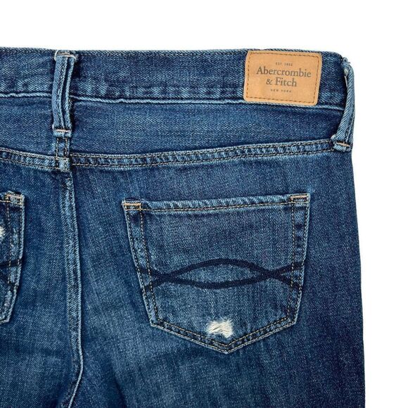 Abercrombie & Fitch Jeans Women's Button Fly 1892 Collection Boyfriend Straight - Picture 7 of 11